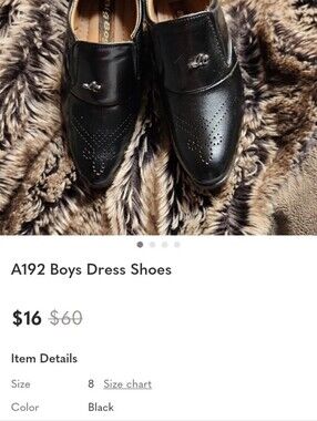 Boys Black Dress Loafers
